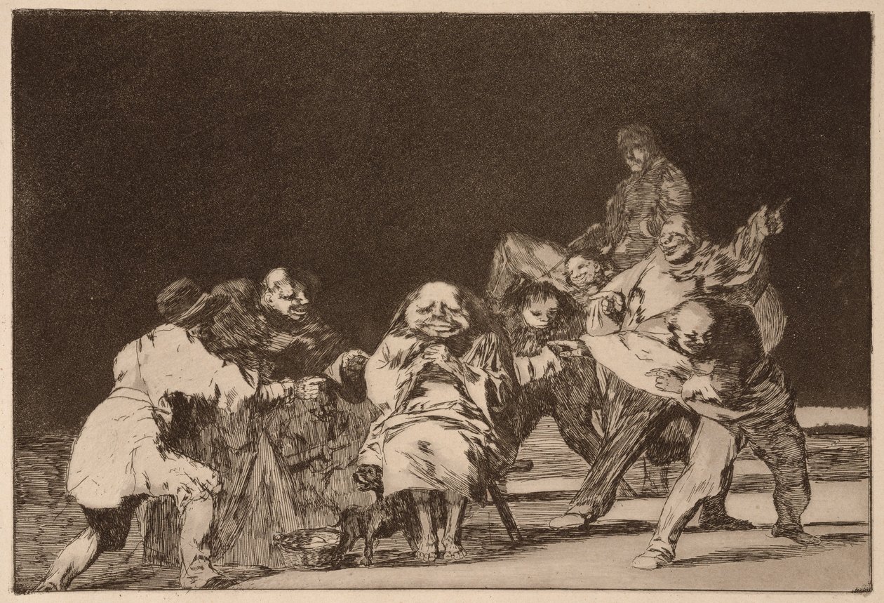 Loyalty (Loyaliteit), uit de serie Los Disparates door Francisco de Goya