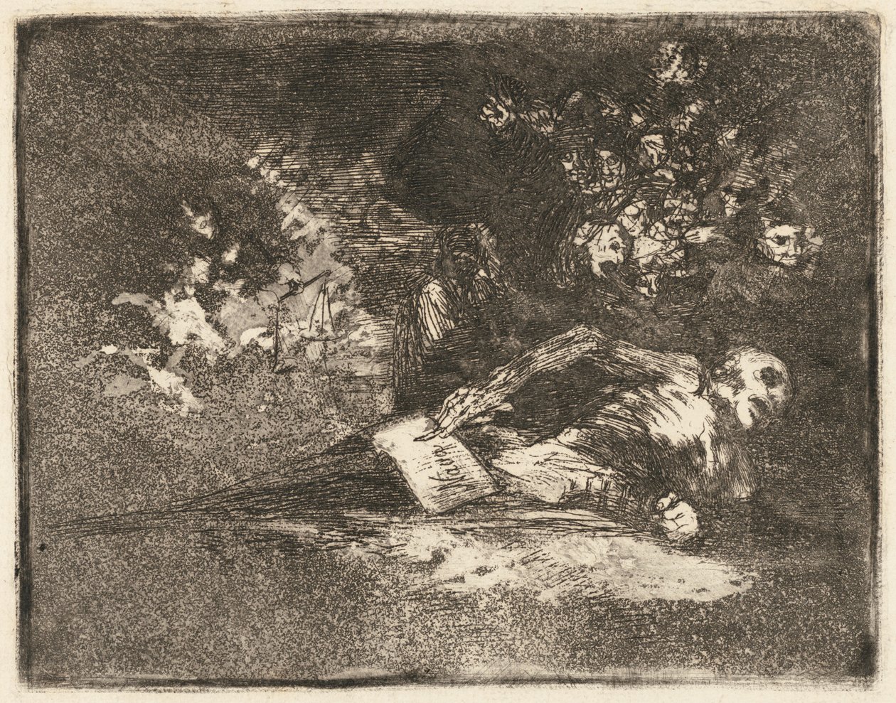 Nada (Niets) door Francisco de Goya