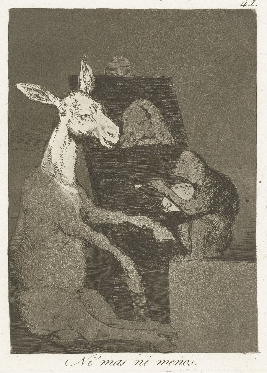 Niet meer en niet minder door Francisco de Goya