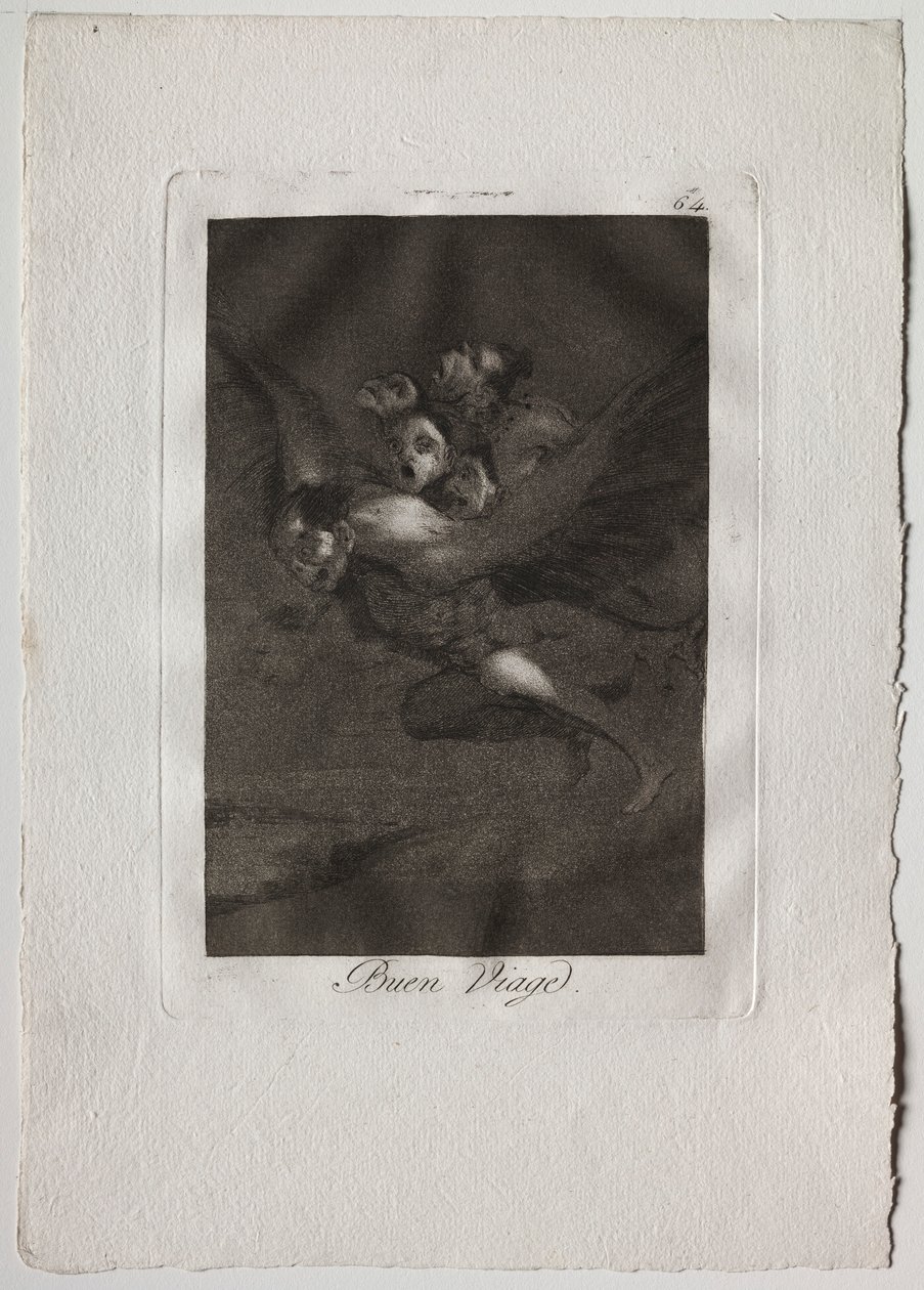 Ochenta Caprichos: Goede reis, 1793-1798 door Francisco de Goya