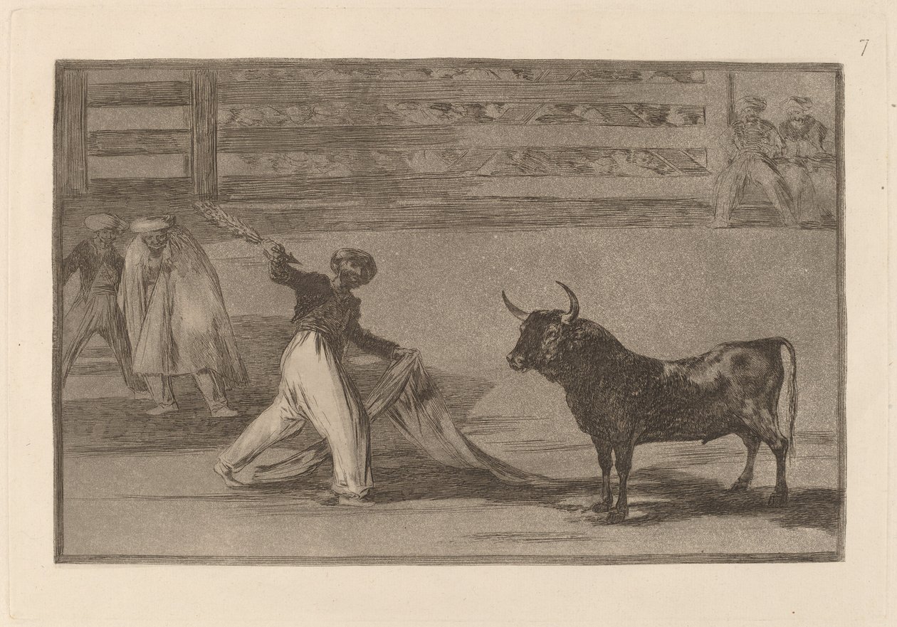 Oorsprong van de Harpoenen of Banderillas door Francisco de Goya