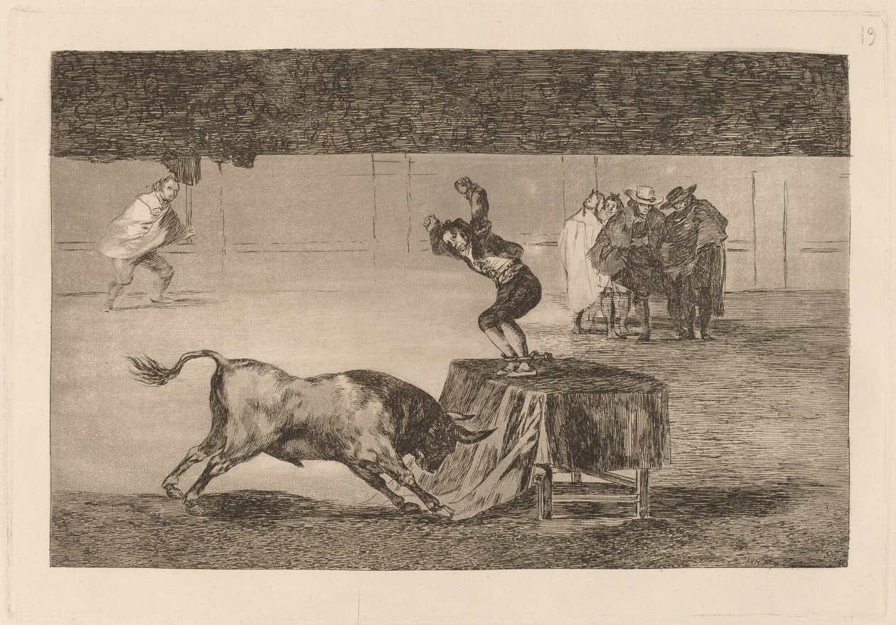 Nog een Gekte van Hem in de Zelfde Arena door Francisco de Goya