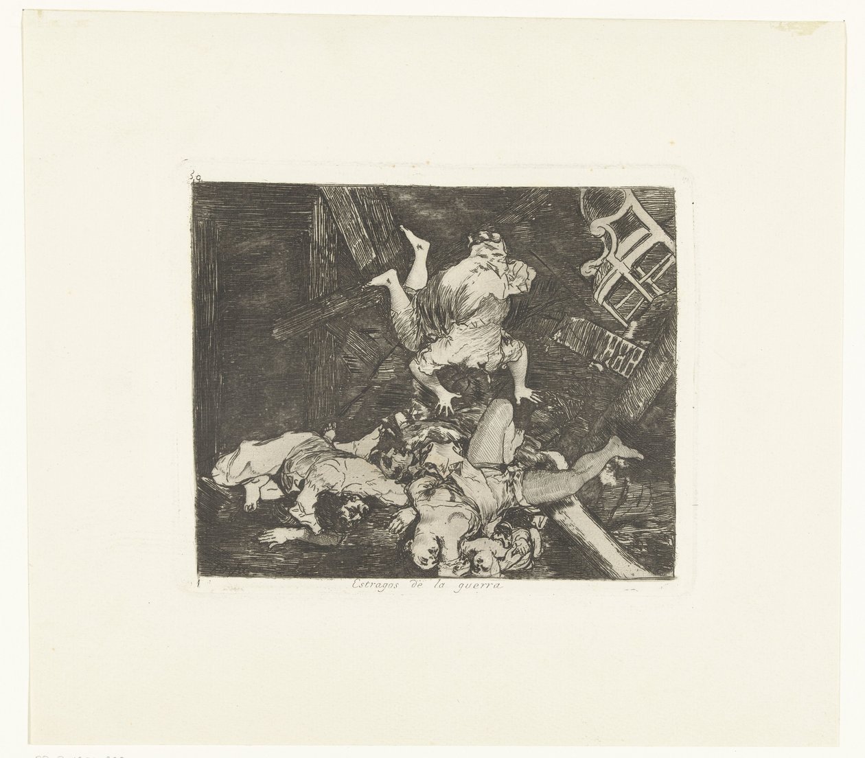 Ravages van de oorlog door Francisco de Goya
