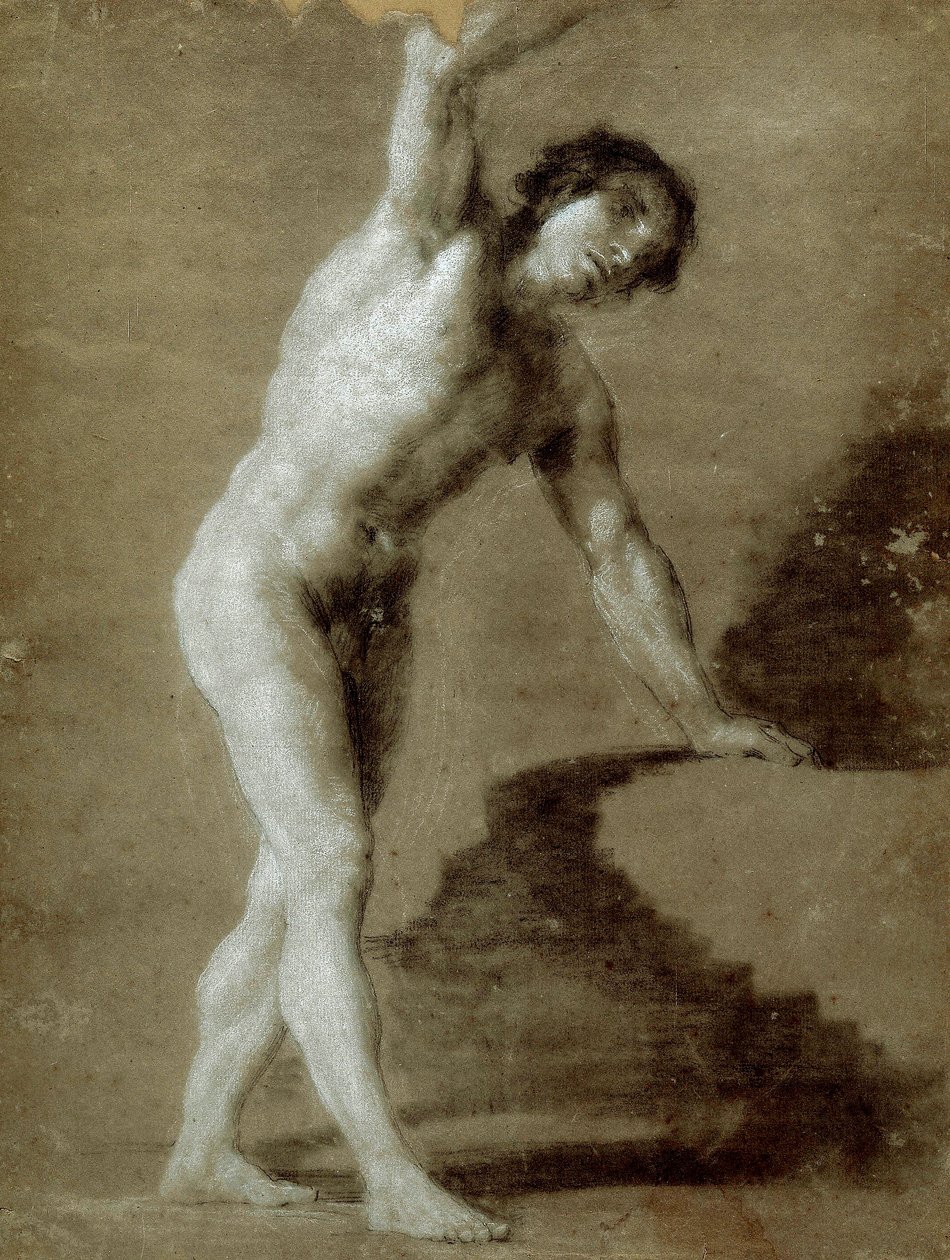 Tekenschool, ca. 1790 door Francisco de Goya