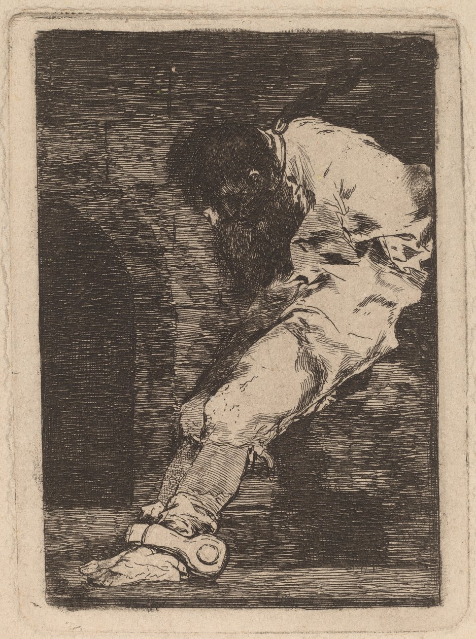 Als Hij Schuldig is, Laat Hem Snel Sterven door Francisco de Goya