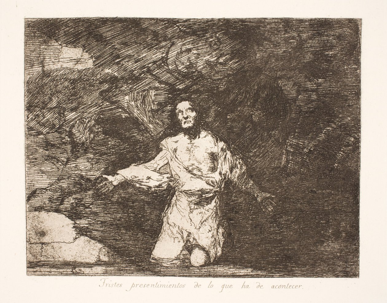 Somber Voorgevoel over wat de Toekomst zal Brengen (1) door Francisco de Goya