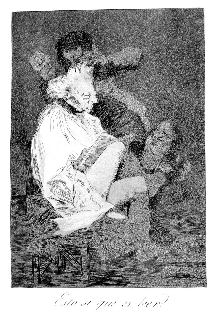 Dat is Zeker Kunnen Lezen door Francisco de Goya