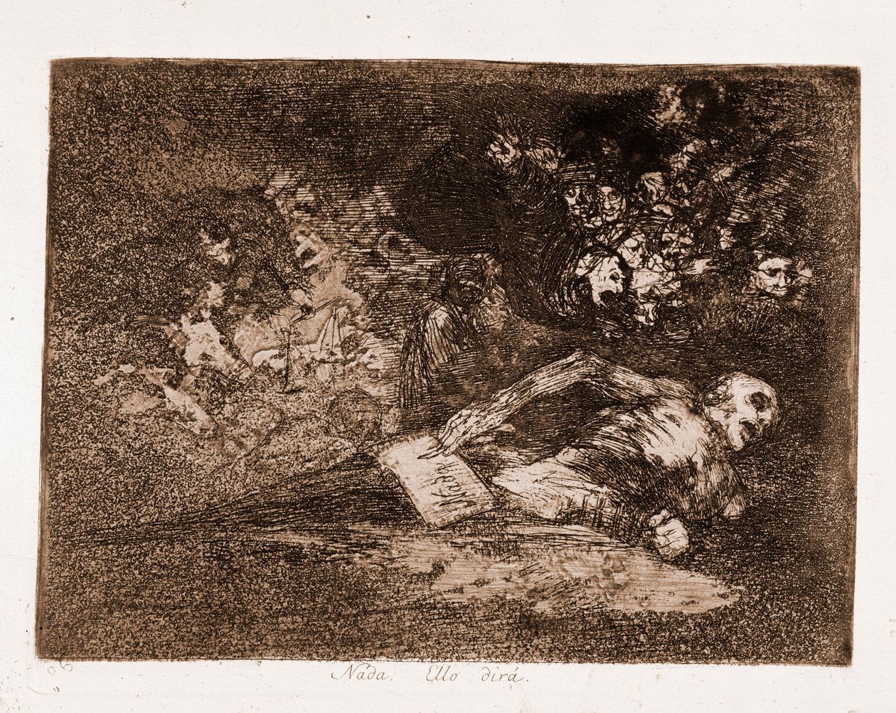 De rampen van de oorlog: Niets, dat is wat hij zal zeggen door Francisco de Goya