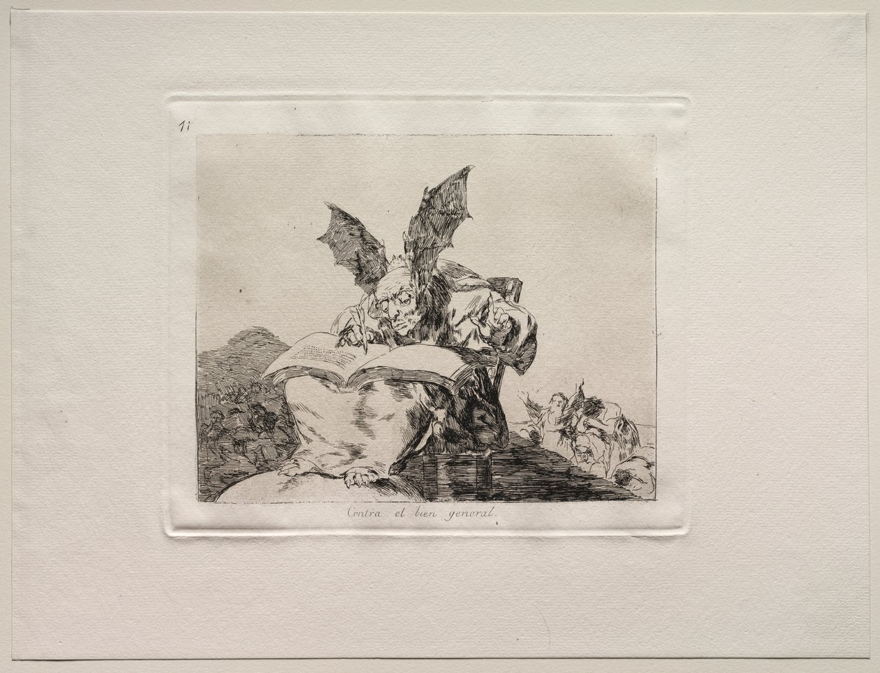 De verschrikkingen van de oorlog: Tegen het algemeen belang door Francisco de Goya