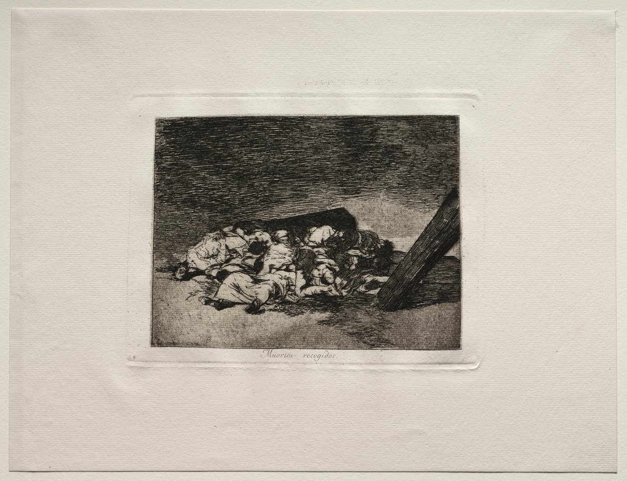 De verschrikkingen van de oorlog: Oogst van de doden door Francisco de Goya