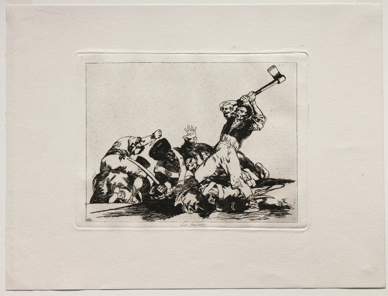 De verschrikkingen van de oorlog: Hetzelfde door Francisco de Goya
