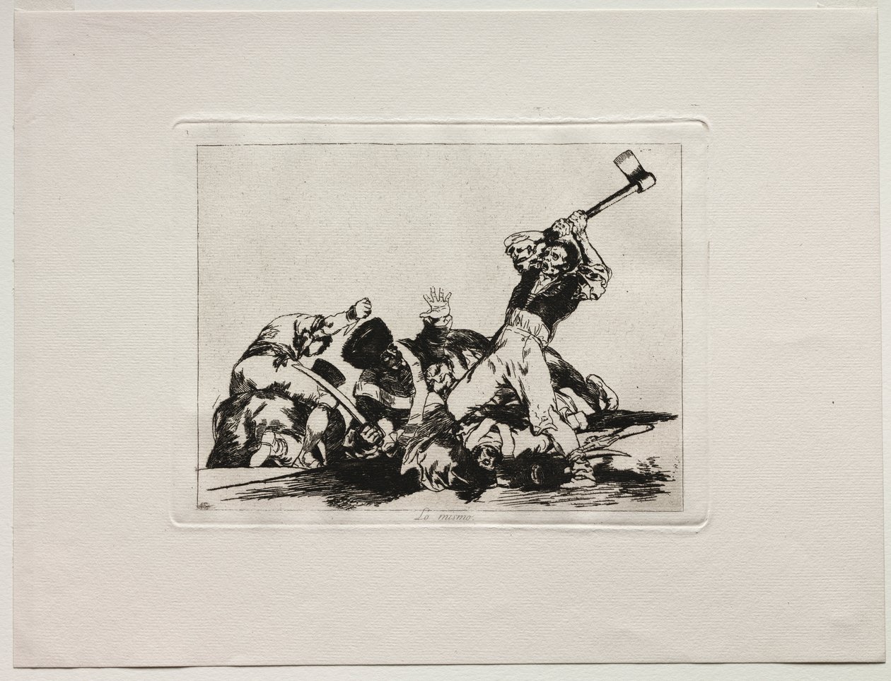 De verschrikkingen van de oorlog: Hetzelfde door Francisco de Goya