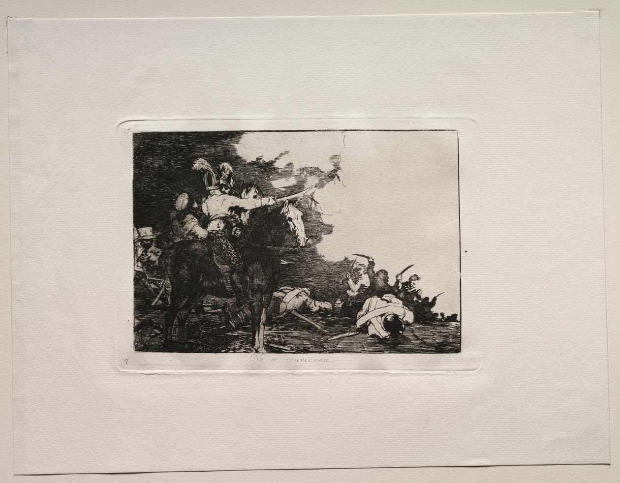De Verschrikking van de Oorlog: Ze Zijn Het Niet Eens door Francisco de Goya