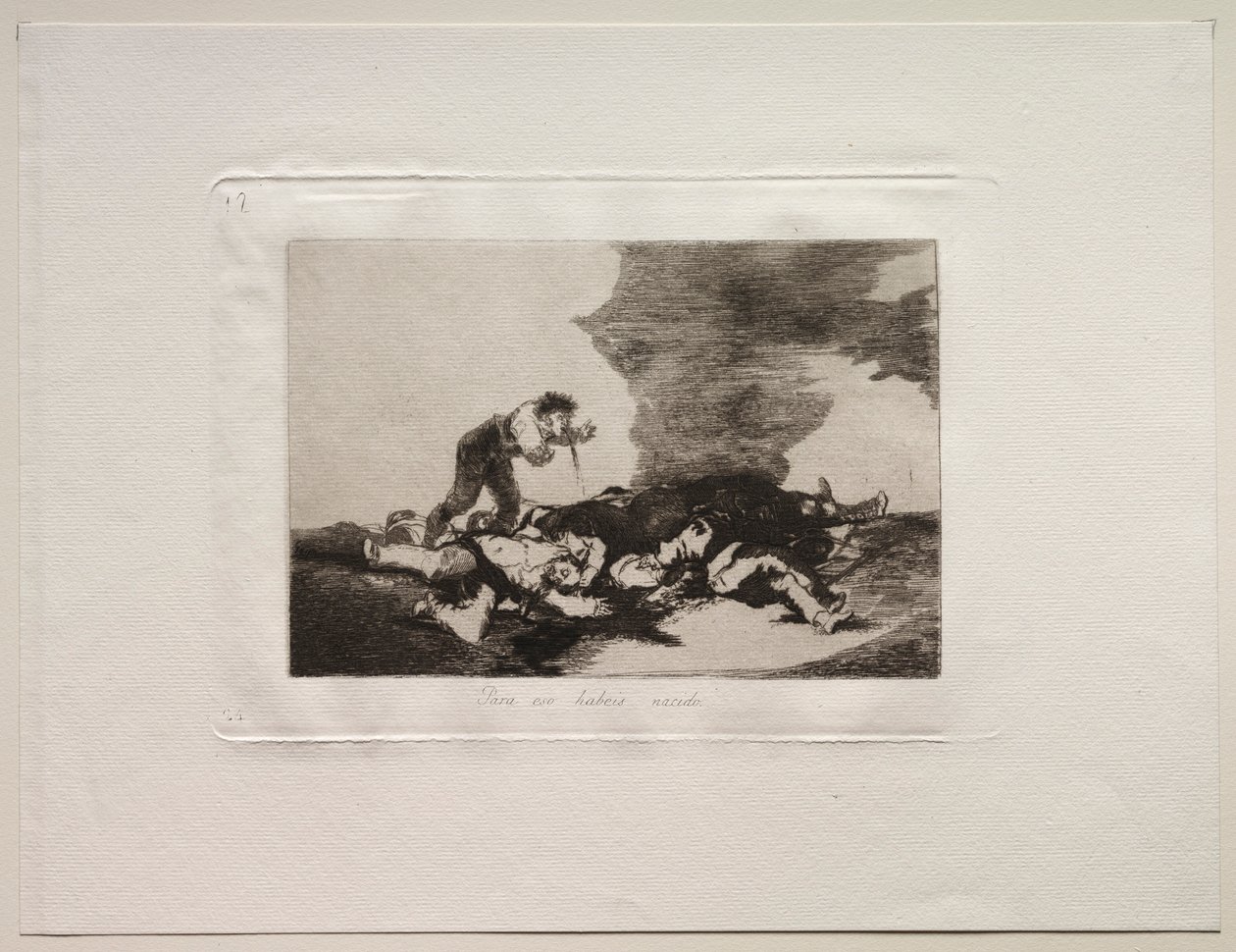 De verschrikkingen van de oorlog: Dit is waarvoor je geboren bent door Francisco de Goya