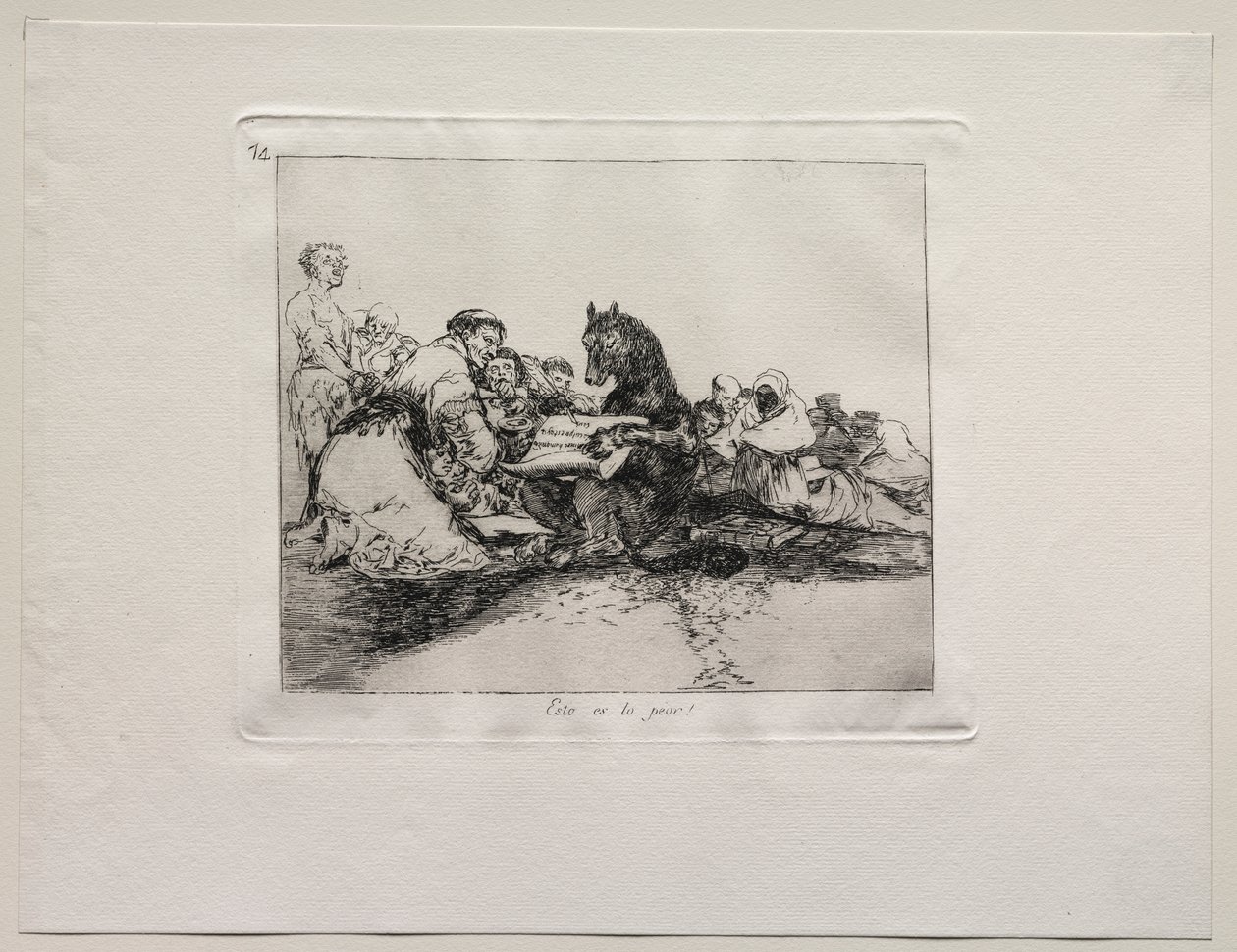 De verschrikkingen van de oorlog: Dit is het ergste! door Francisco de Goya