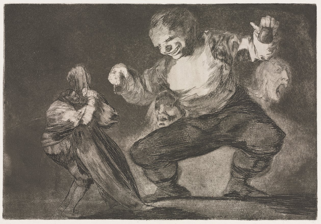 De Spreekwoorden: Simpel door Francisco de Goya