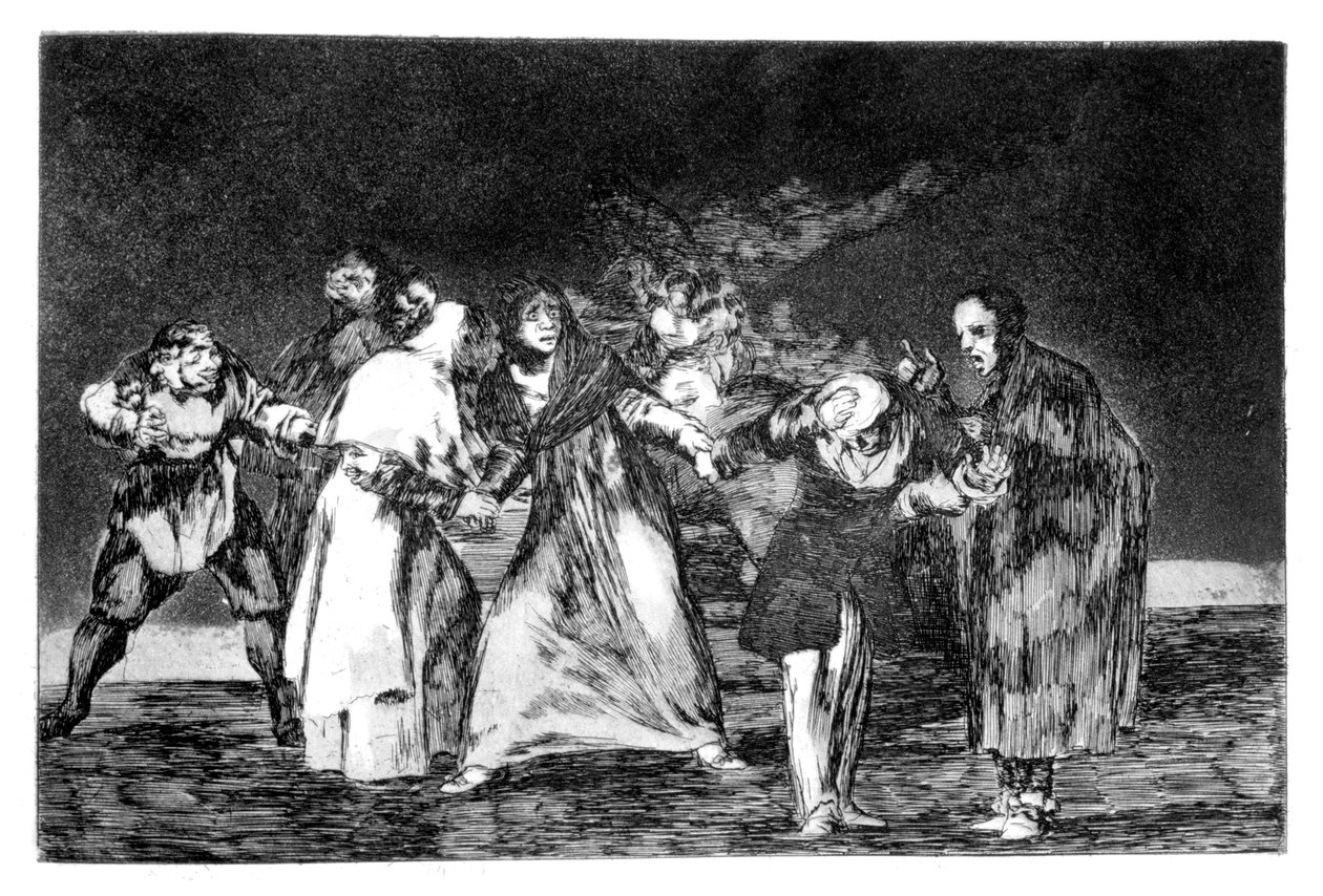De vermaningen, 1819-1823 door Francisco de Goya