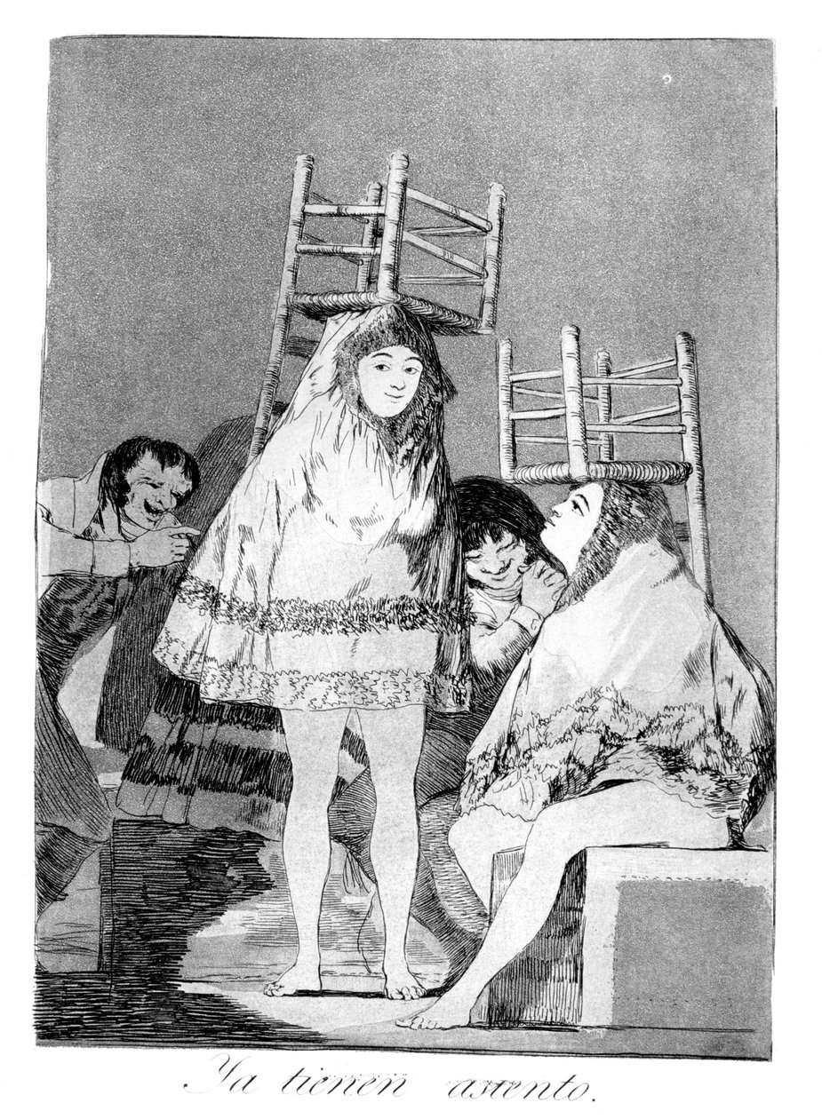 Ze hebben al een stoel door Francisco de Goya