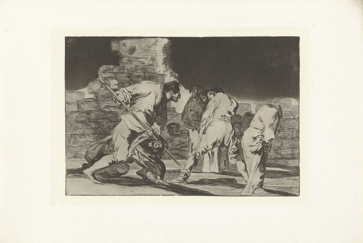 Woedende dwaasheid door Francisco de Goya