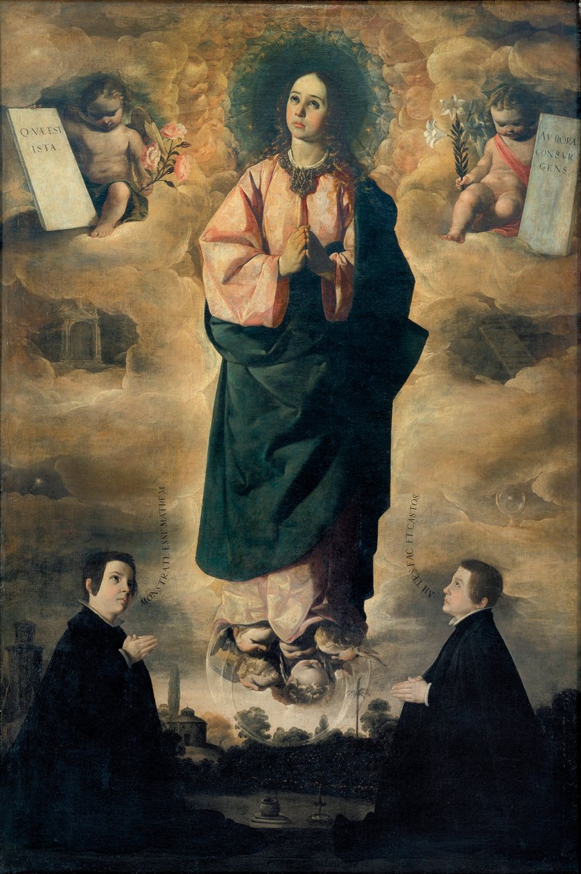 De onbevlekte ontvangenis door Francisco de Zurbaran