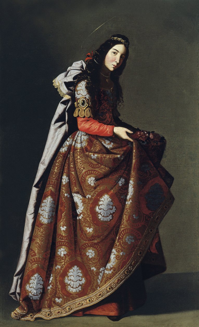 Sint Casilda van Toledo door Francisco de Zurbaran