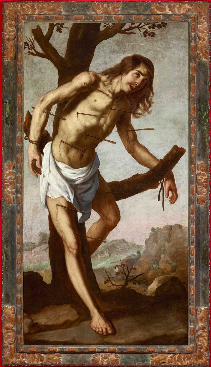 Het martelaarschap van Sint Sebastiaan, ca. 1650 door Francisco de Zurbaran
