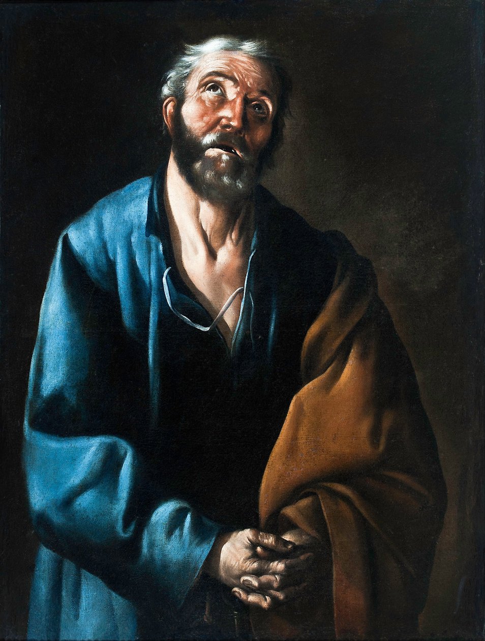 Spaans:  Las lágrimas de San Pedro Tranen van Sint Pieter door Francisco de Zurbaran