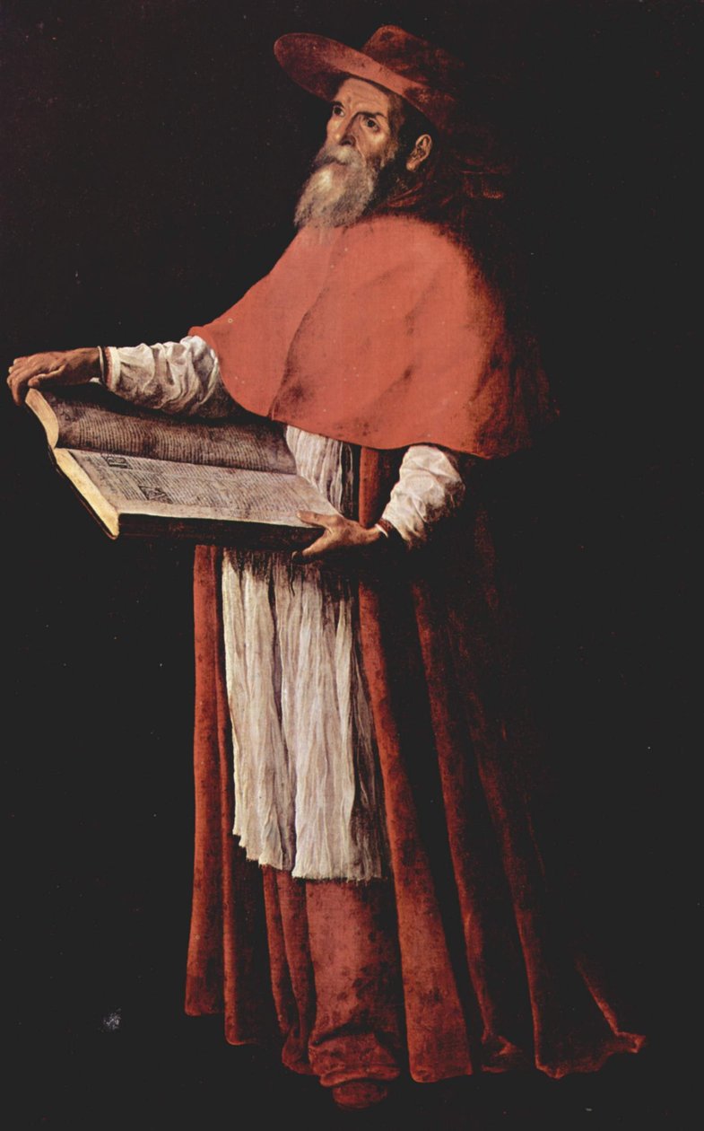 Spaans: San Jerónimo Saint Jerome door Francisco de Zurbaran