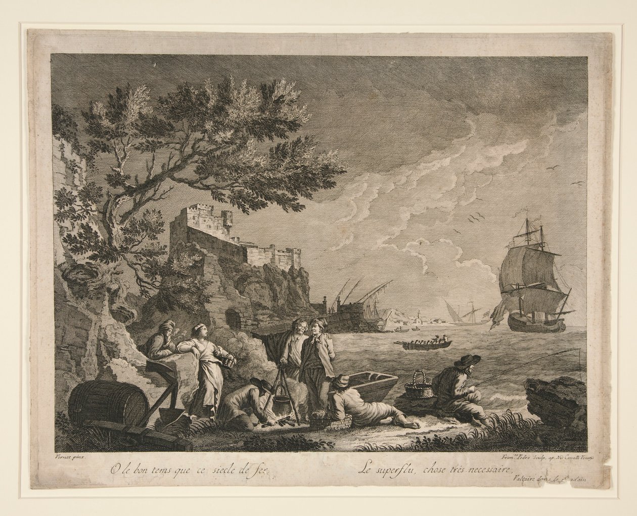O le bon tems que ce siecle de fer door Francisco del Pedro