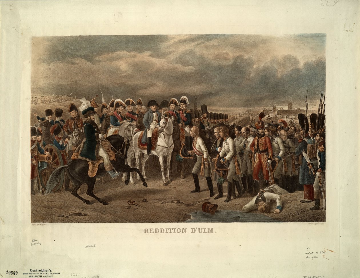 De capitulatie van Ulm door Francisque Martin François Grenier de Saint Martin