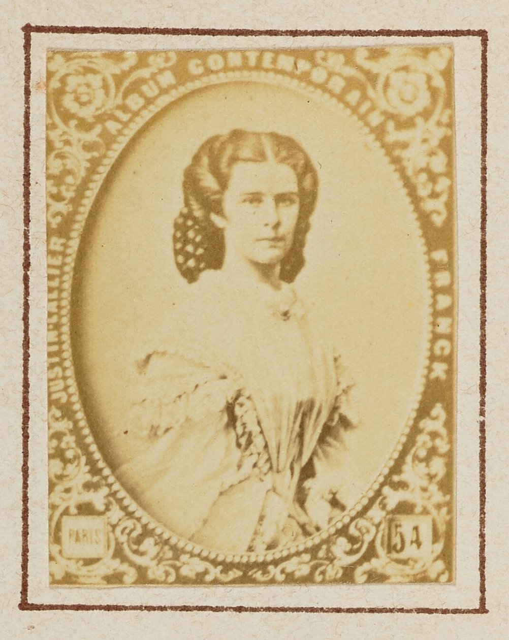 Keizerin Elisabeth van Oostenrijk door Franck (François Marie Louis Alexandre Gobinet de Villecholles)