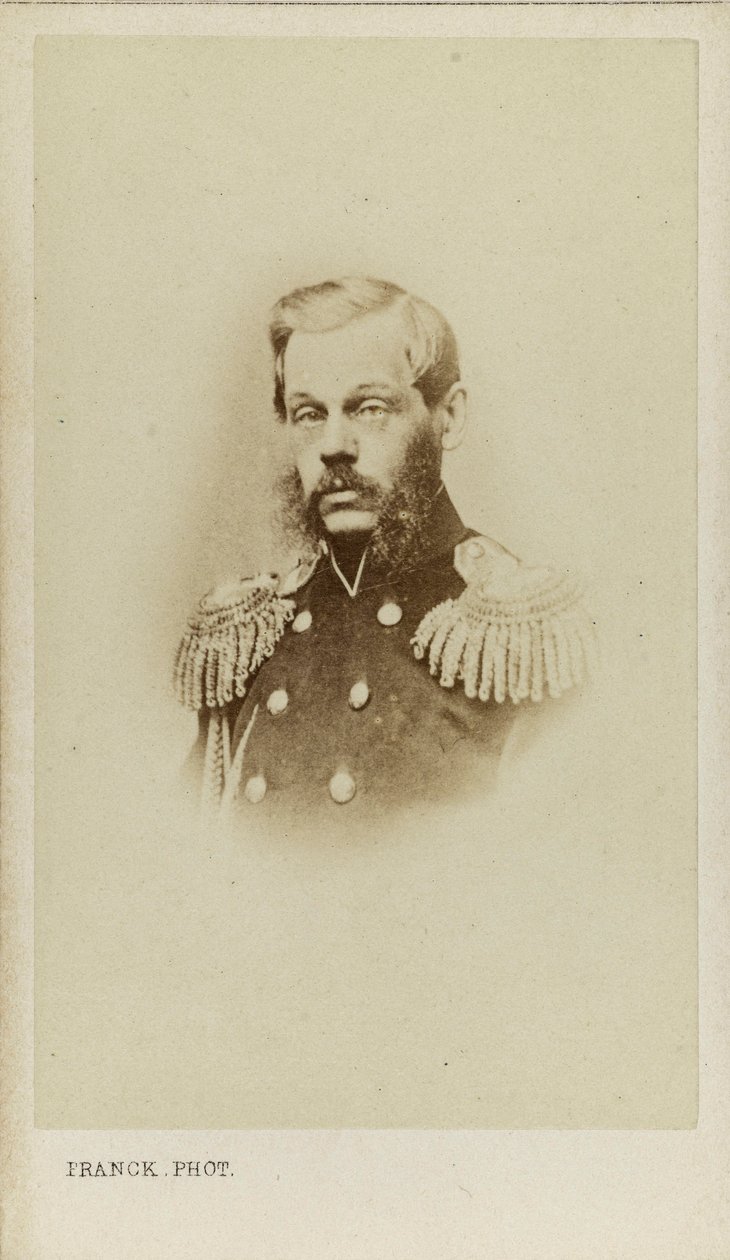 Portret van Graaf Dmitry Alekseyevich Milyutin 1816-1912 door Franck