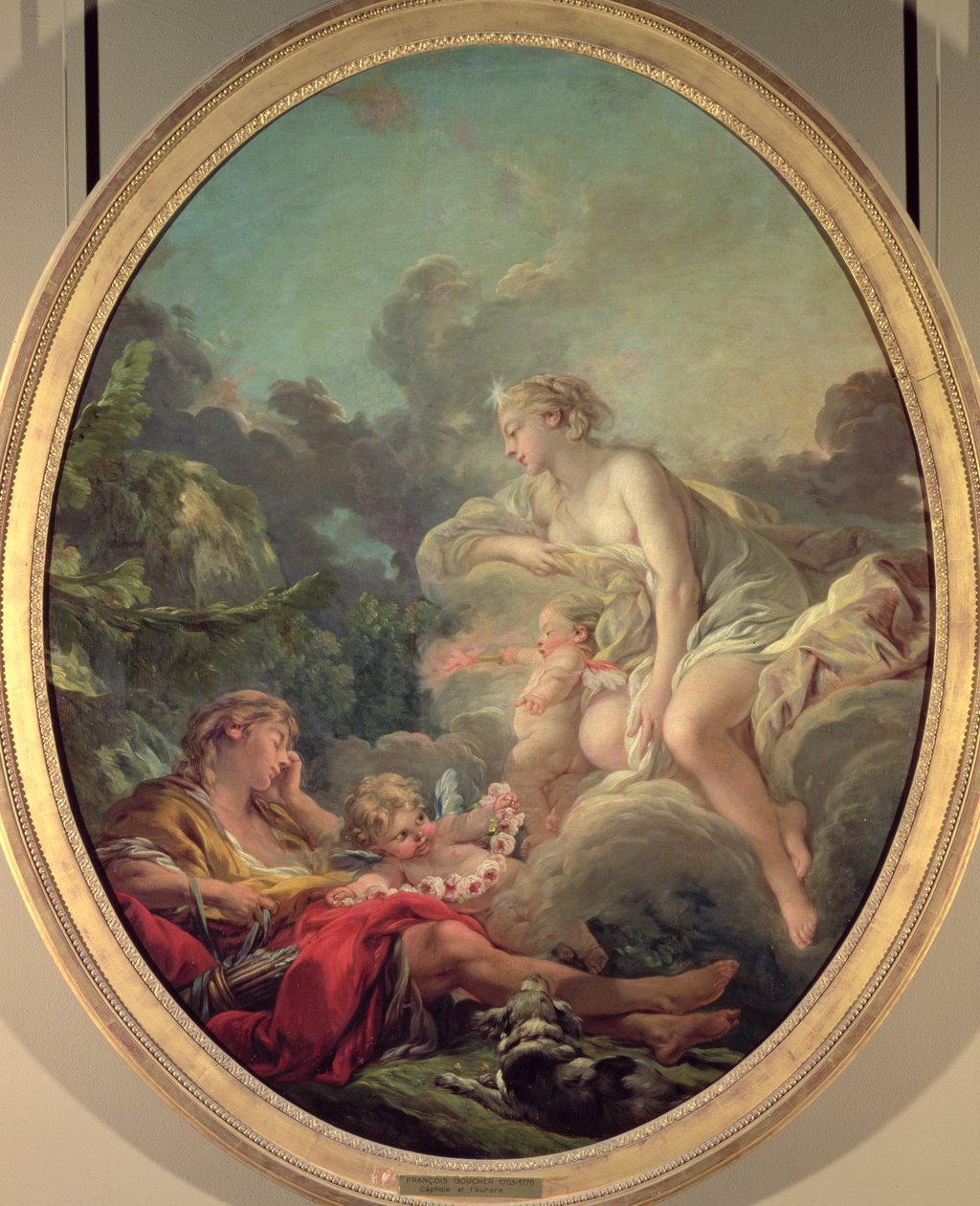 Cephalus en Aurora, 1764 door François Boucher