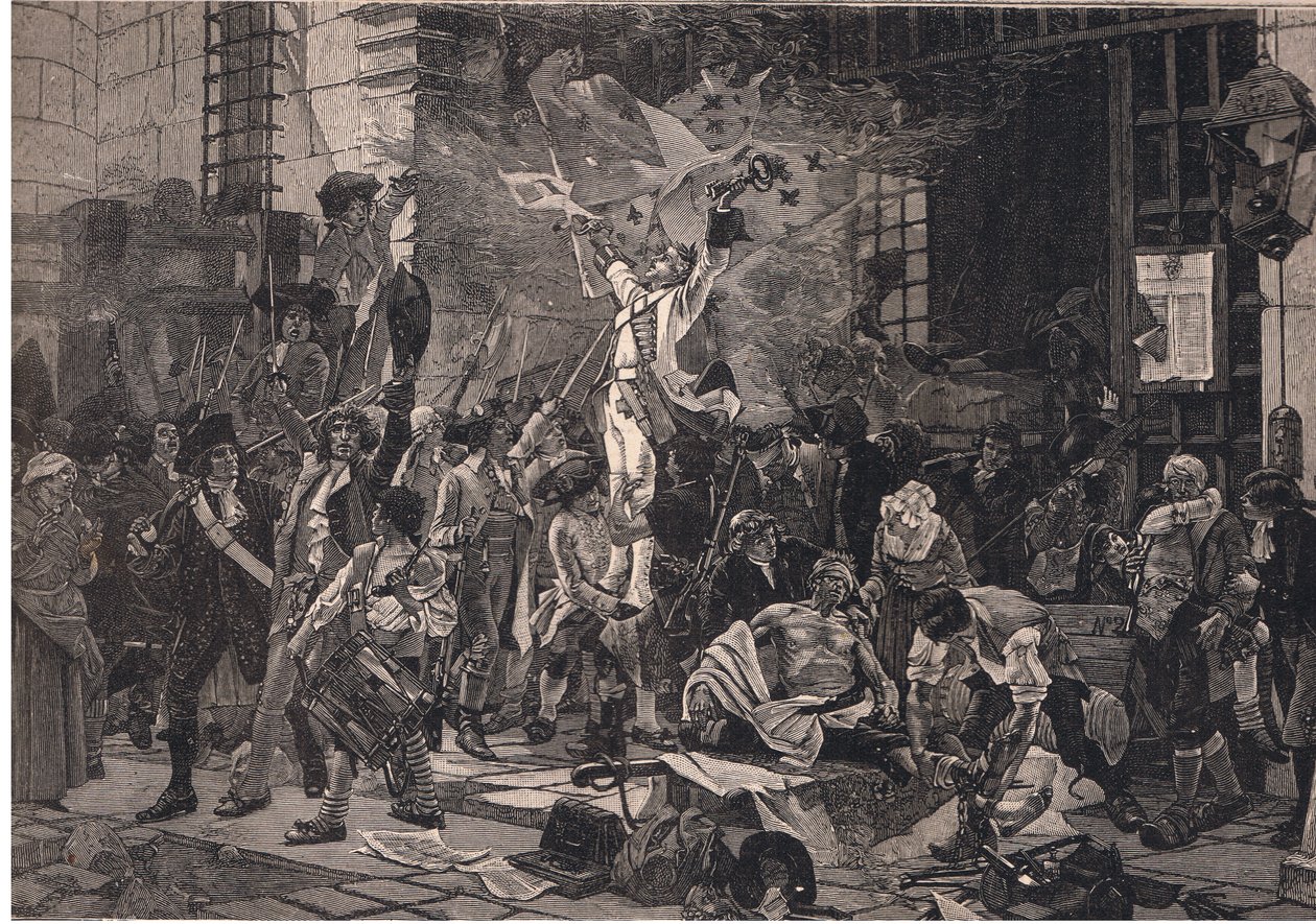 De veroveraars van de Bastille door Francois Flameng