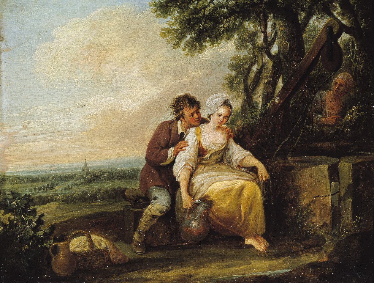 Scene Galante, 1774 door Francois Louis Joseph Watteau