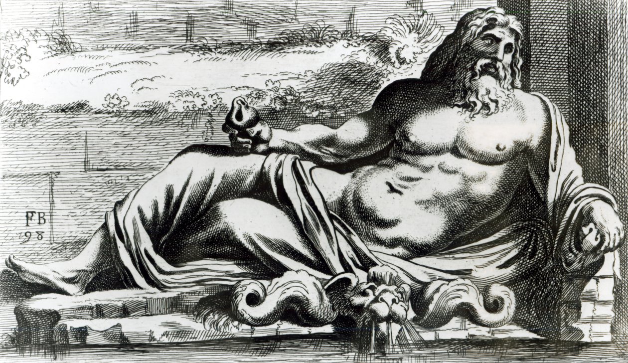 Neptunus, ca. 1653 door Francois Perrier