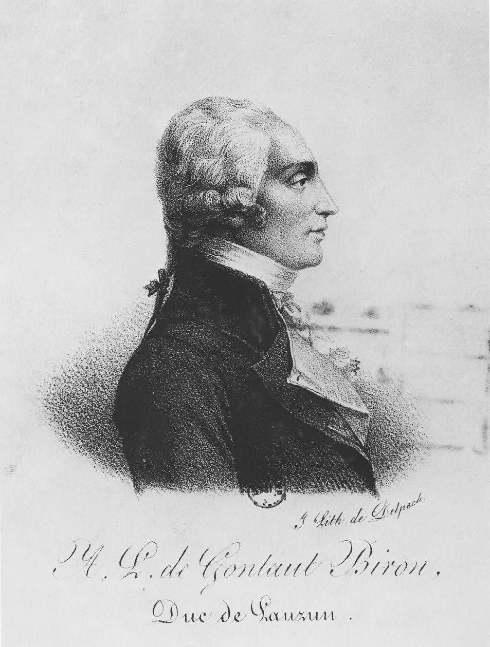 Armand de Gontaut, Hertog van Biron door Francois Seraphin Delpech