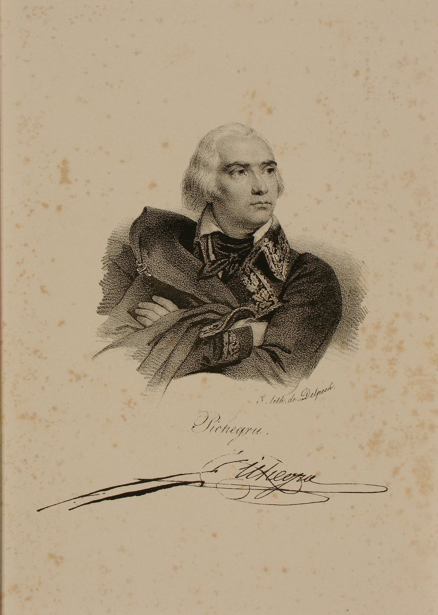 Generaal Charles Pichegru (1761-1804) door Francois Seraphin Delpech