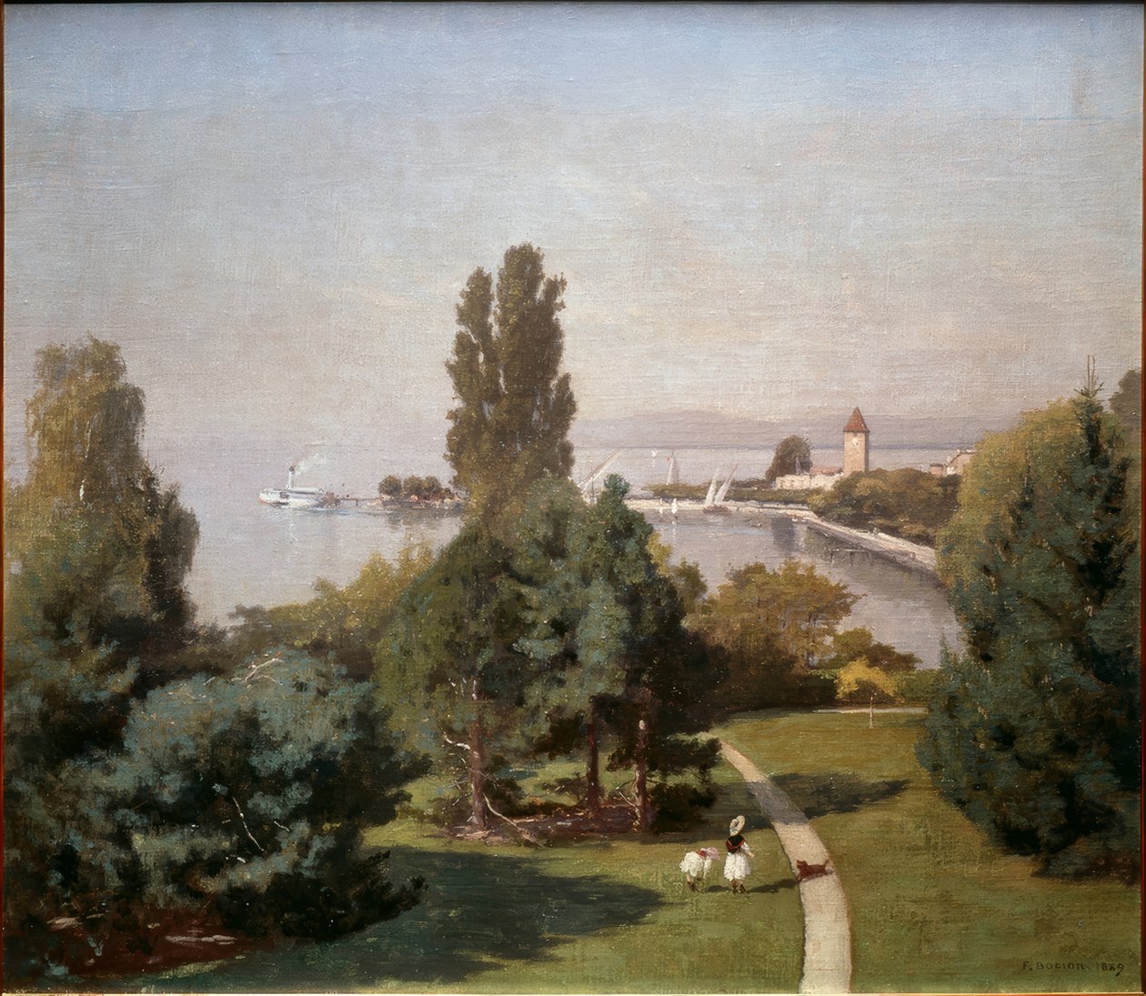 Ouchy von Francois-Louis-David Bocion