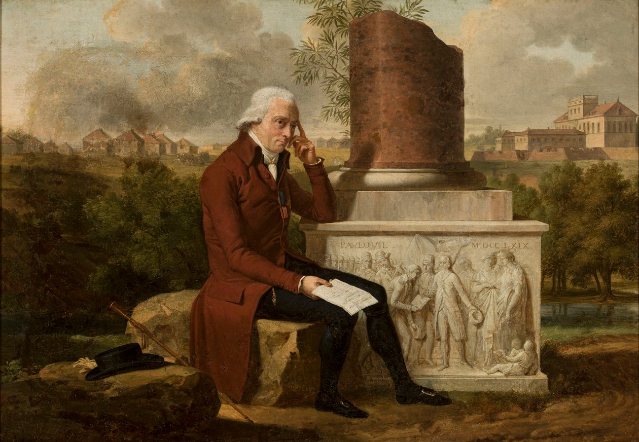 Portret van Ksawery Brzostowski (1739-1827) door Francois-Xavier Fabre
