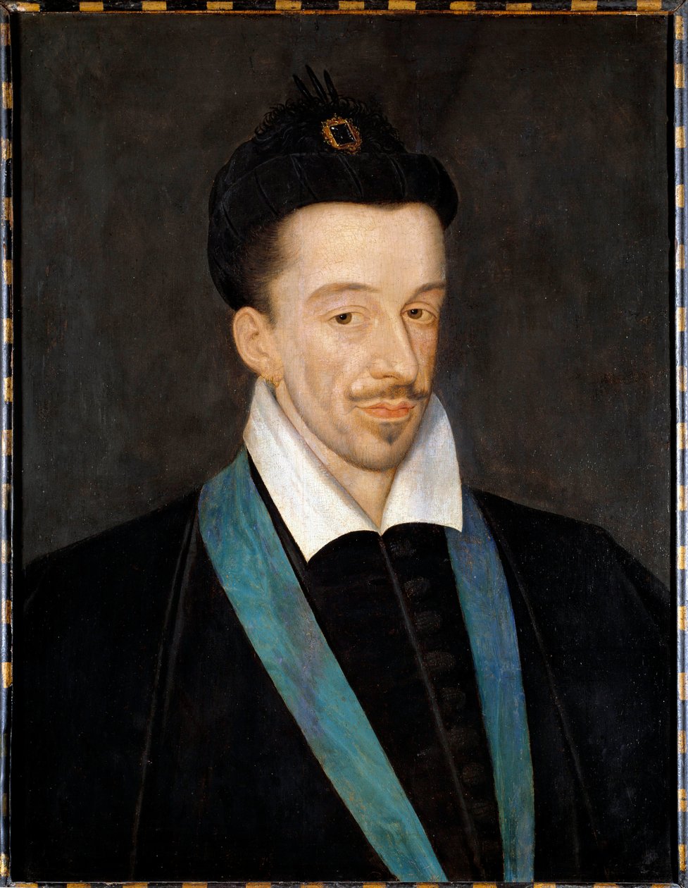Portret van Hendrik III (1551-1589) circa 1582-1586; Musée du Louvre door Francois (attr.to) Quesnel