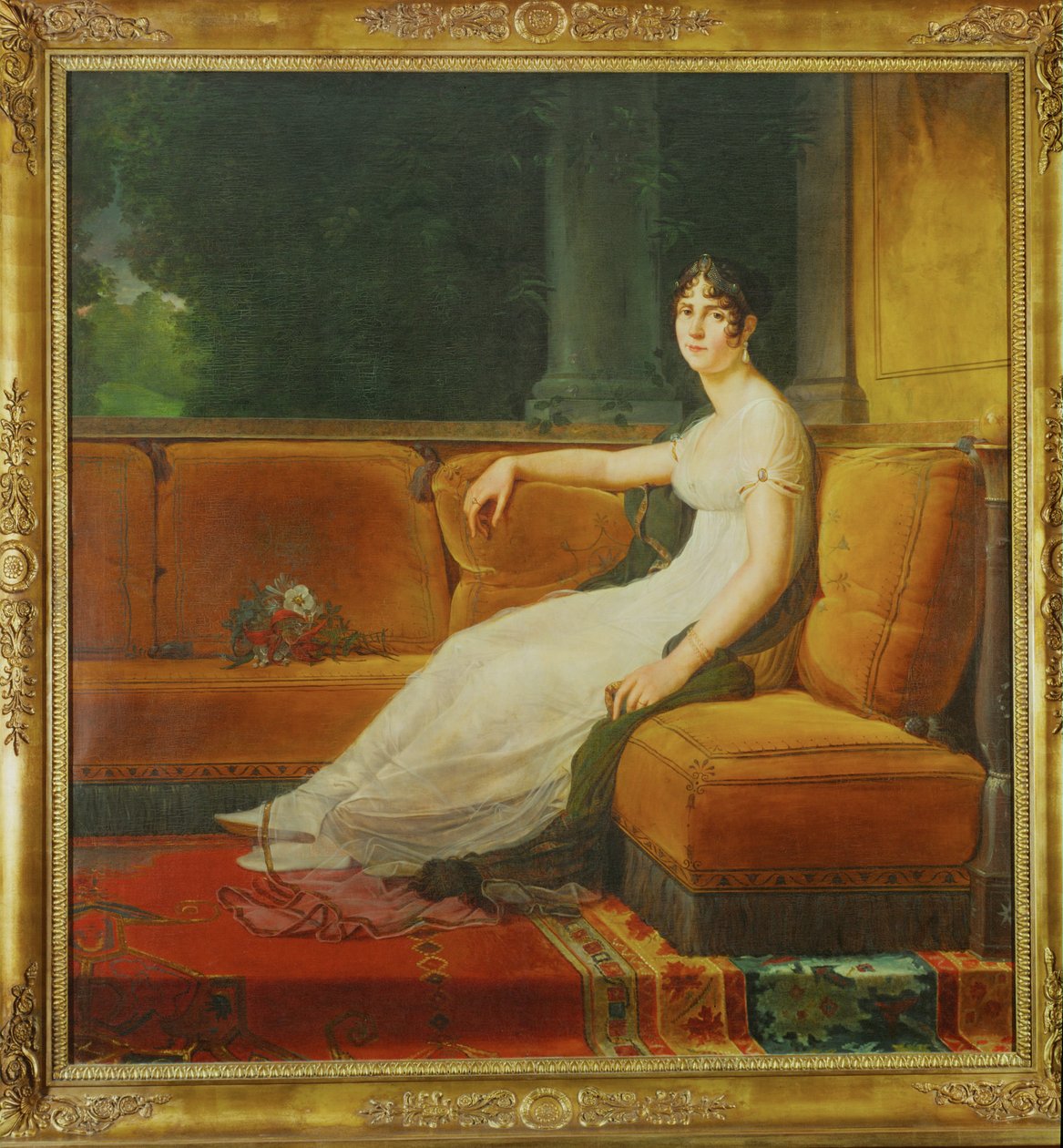 Josephine Beauharnais, keizerin, eerste vrouw van keizer Napoleon I ... door Francois (school of) Gerard