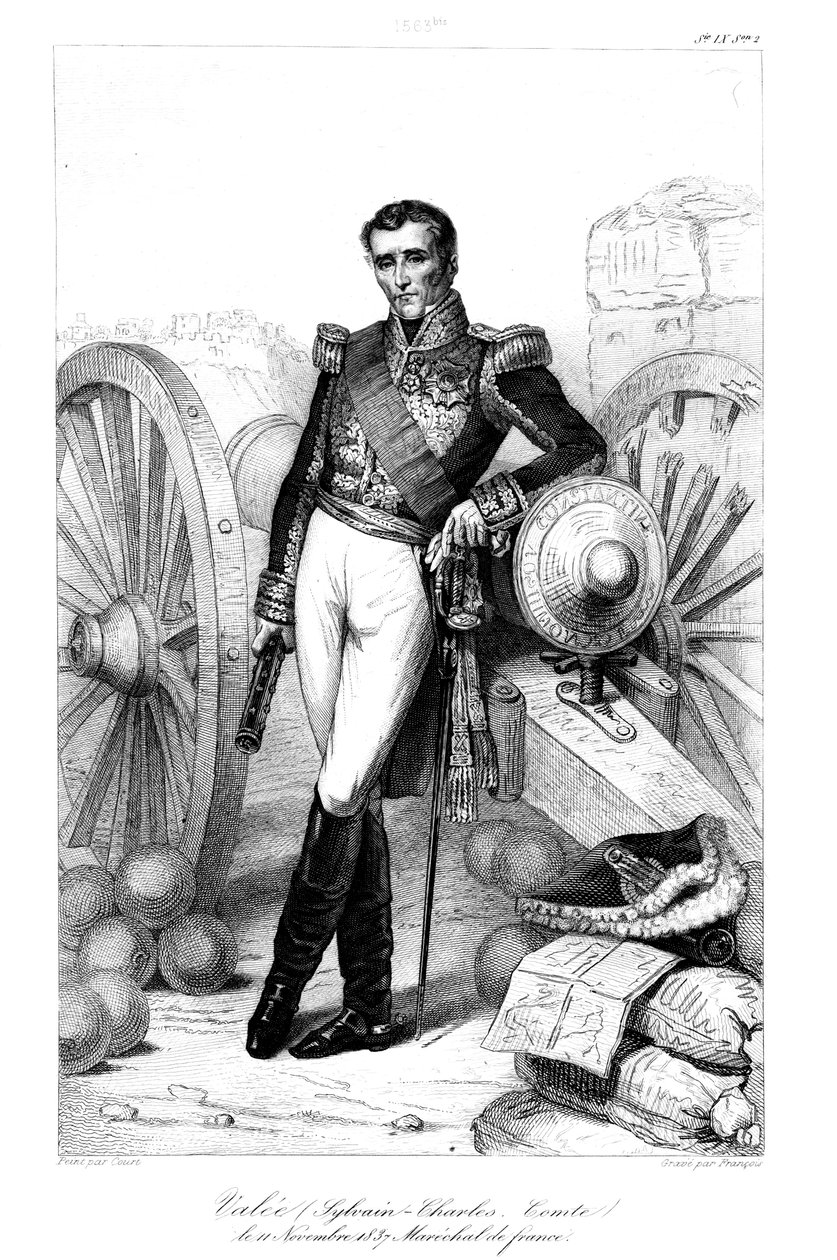 Sylvain Charles Valée 1773-1840, Maarschalk van Frankrijk, 1839 door Francois