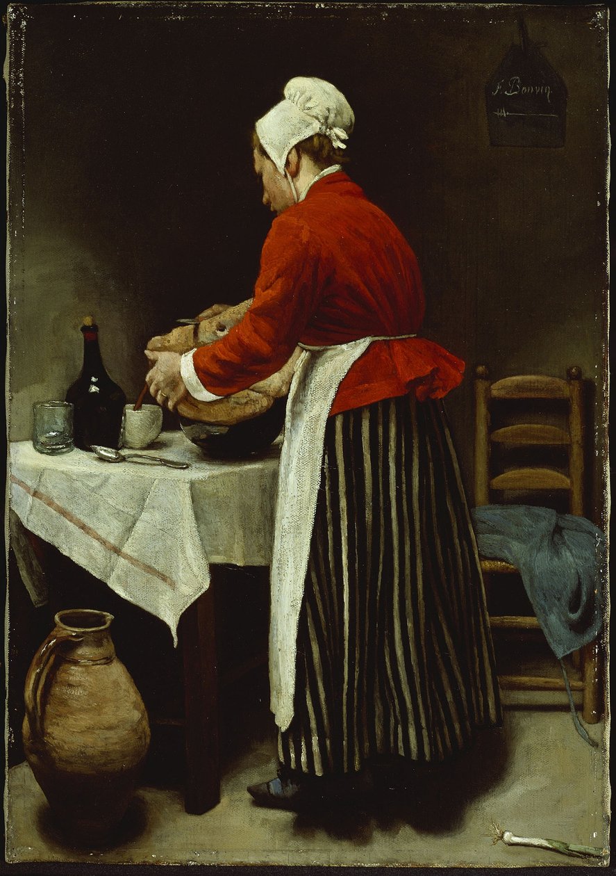 De Dienstmeid, c.1875 door François Bonvin