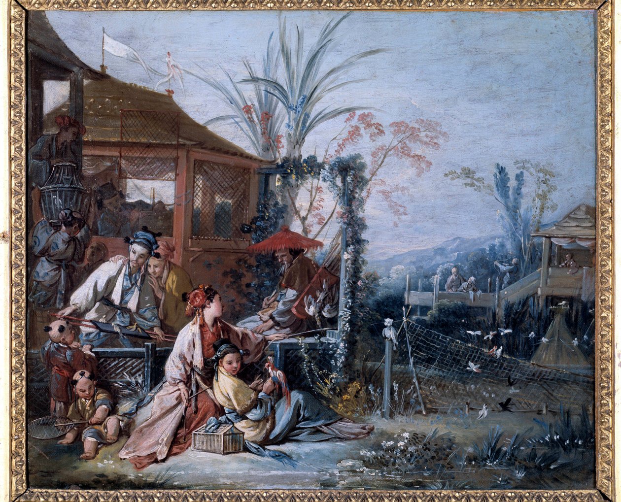 Chinoiserie: De Jacht door François Boucher