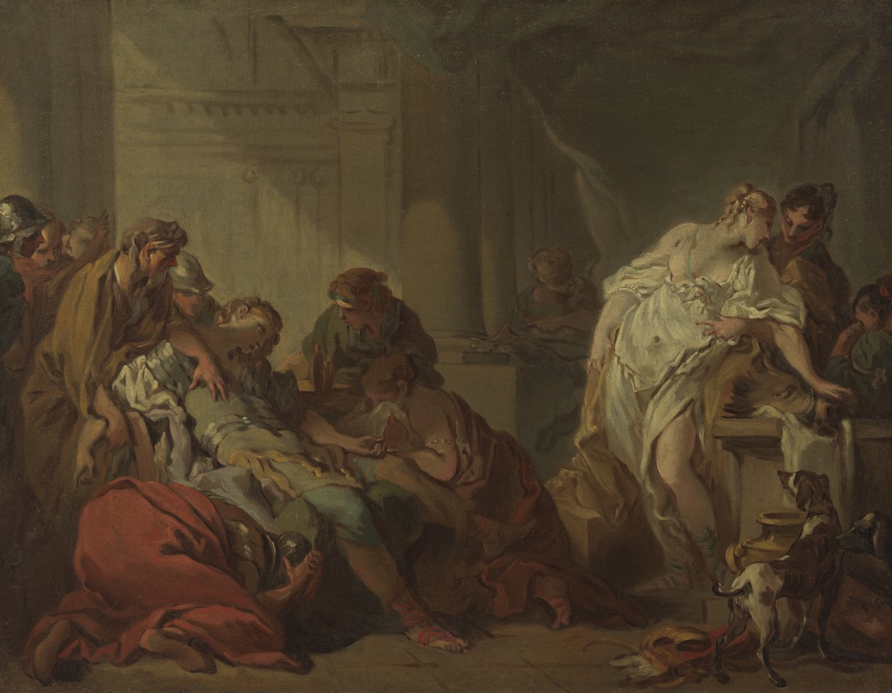 De dood van Meleager door François Boucher