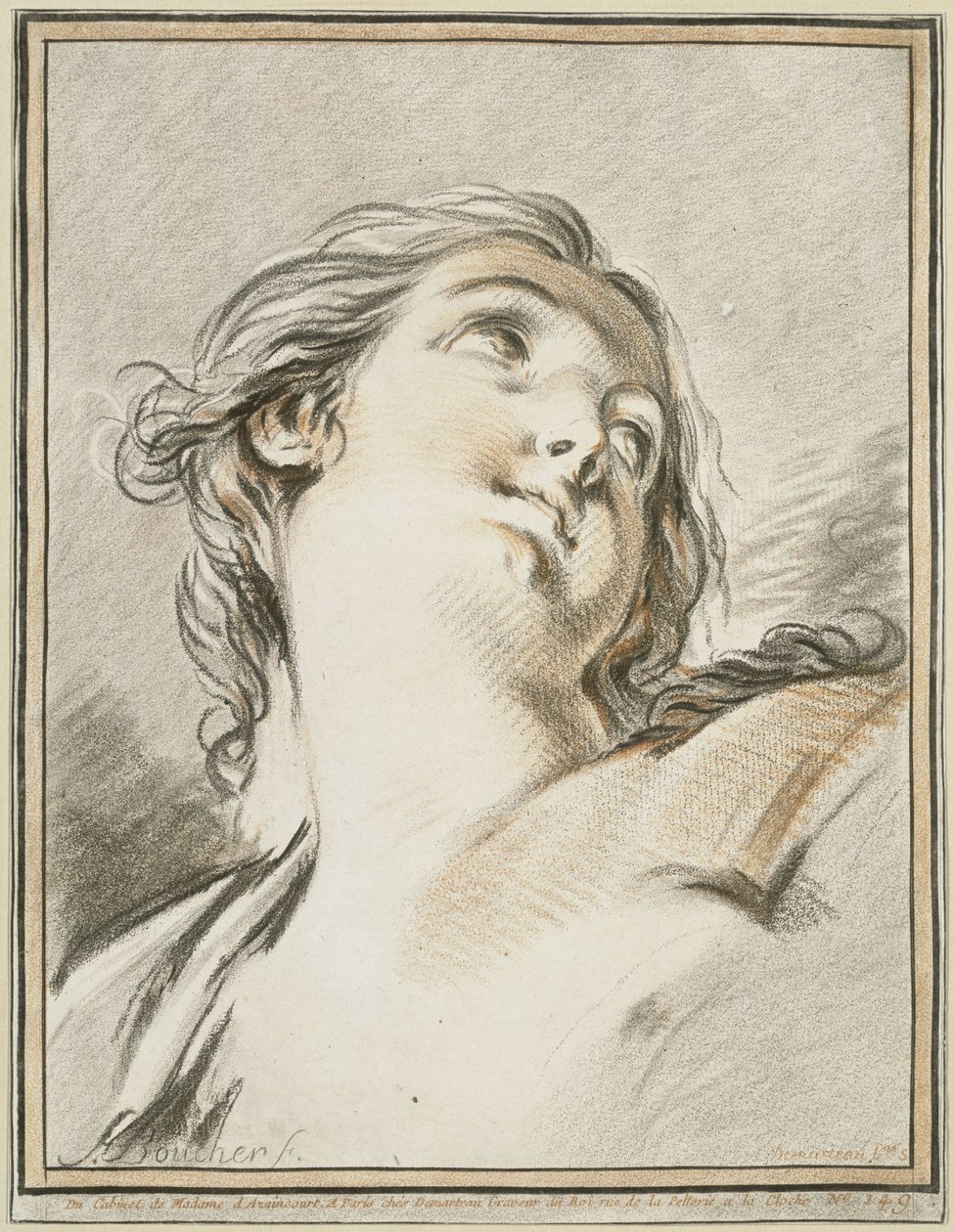 Vrouwenhoofd door François Boucher