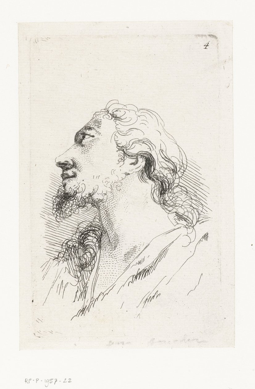 Hoofd van Christus door François Boucher