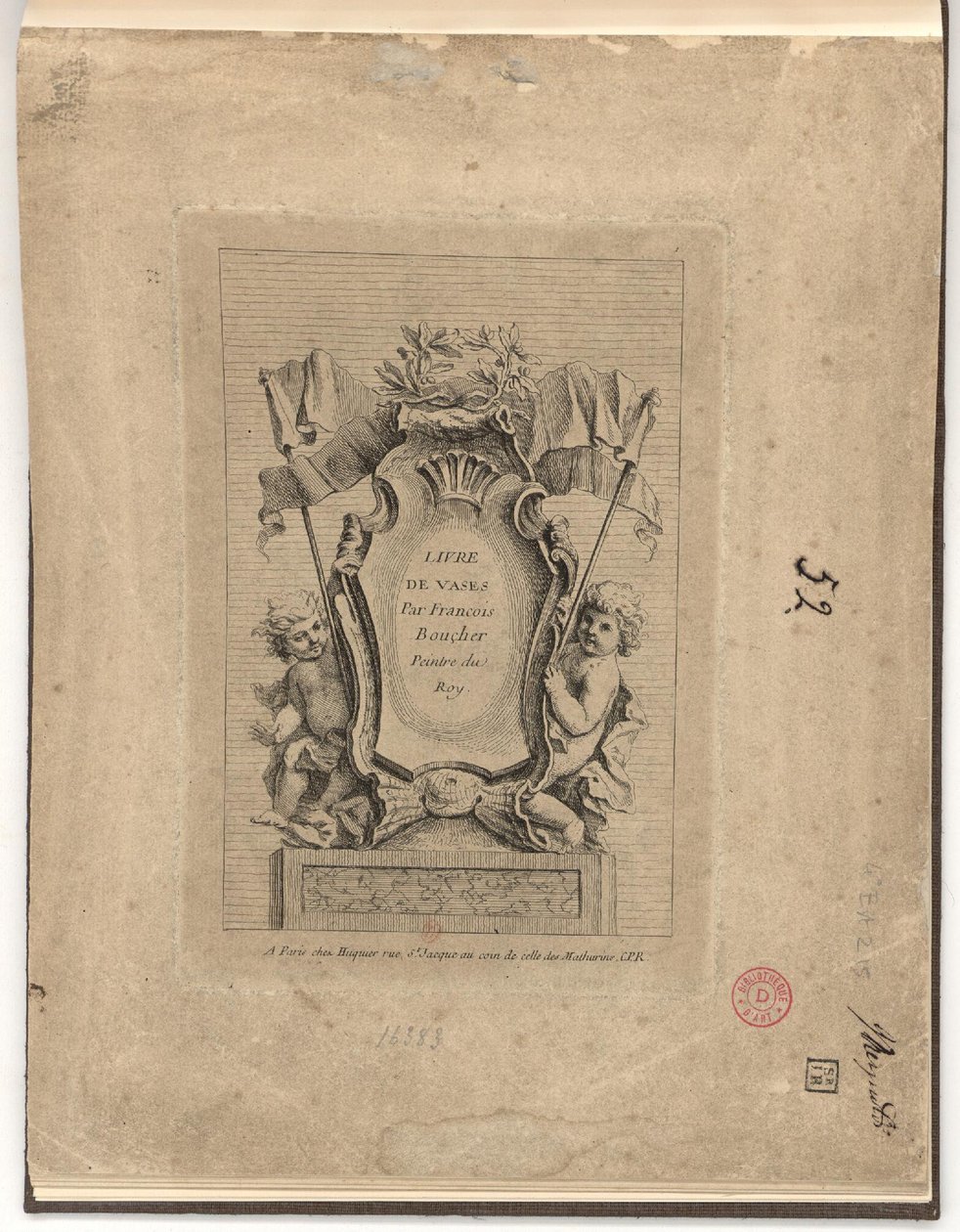Boek over vazen van François Boucher door François Boucher