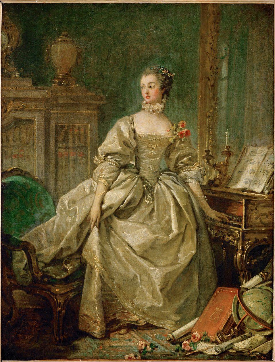Mme Pompadour ... door François Boucher